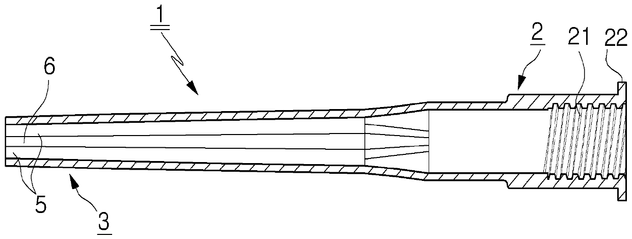 Silicone nozzle with spatula function