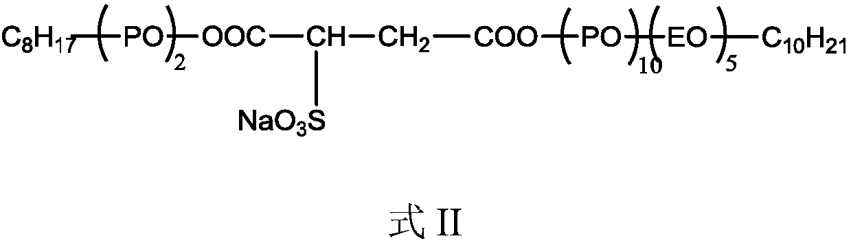 Multifunctional surfactant for pressure sensitive adhesive and preparation method thereof