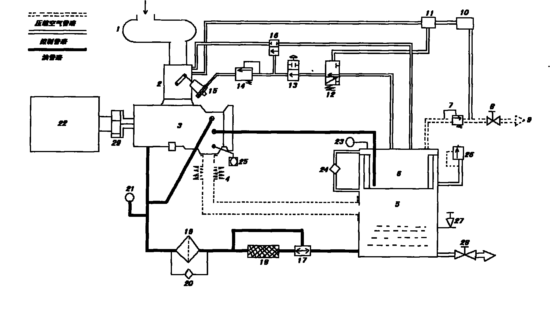 Automatic control device for forced draught fan