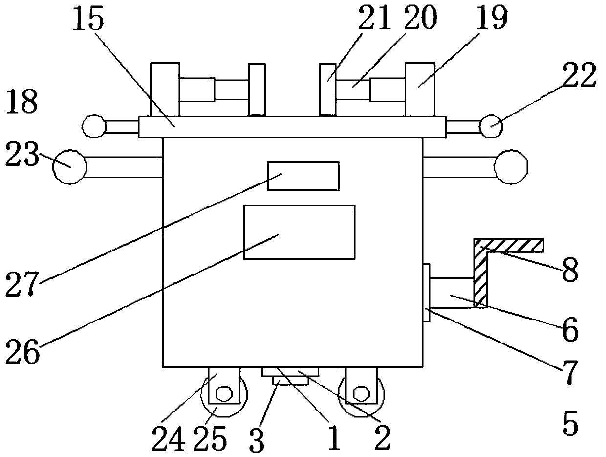 Power equipment display device capable of being conveniently carried