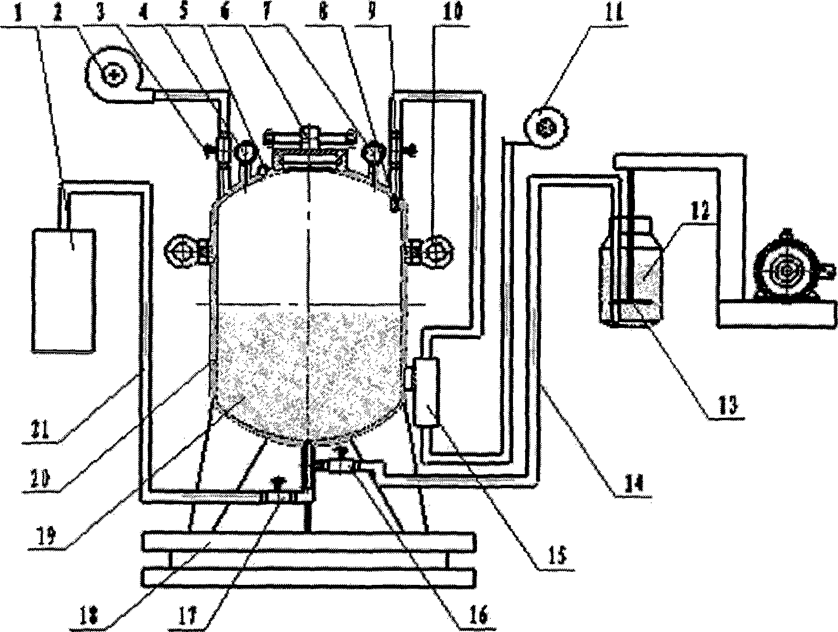 Re-injection process and equipment for poured resin adhesive solution when discharging air bubbles during composite material RTM molding process