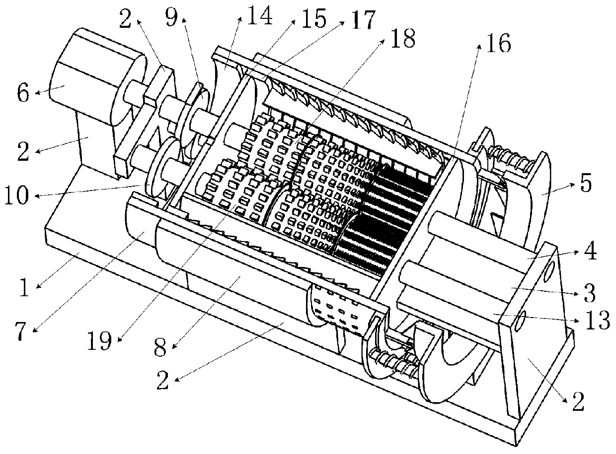 Computer hard disk demagnetizing and destroying device