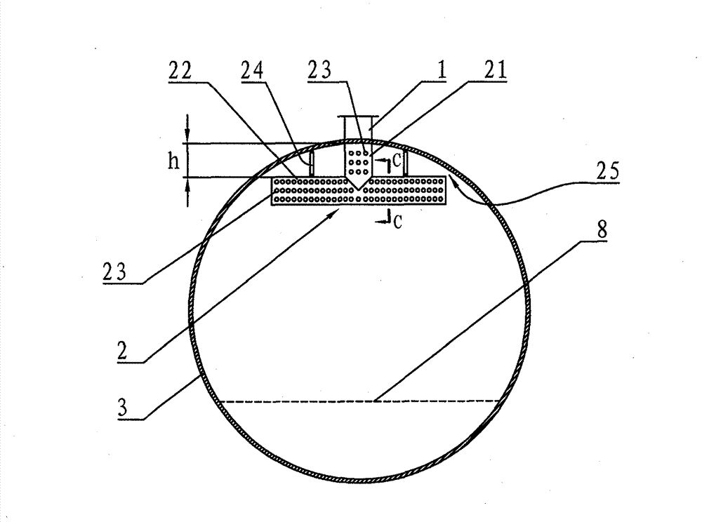 Exit collector of smoothing electrodesalting and electrodehydrating device