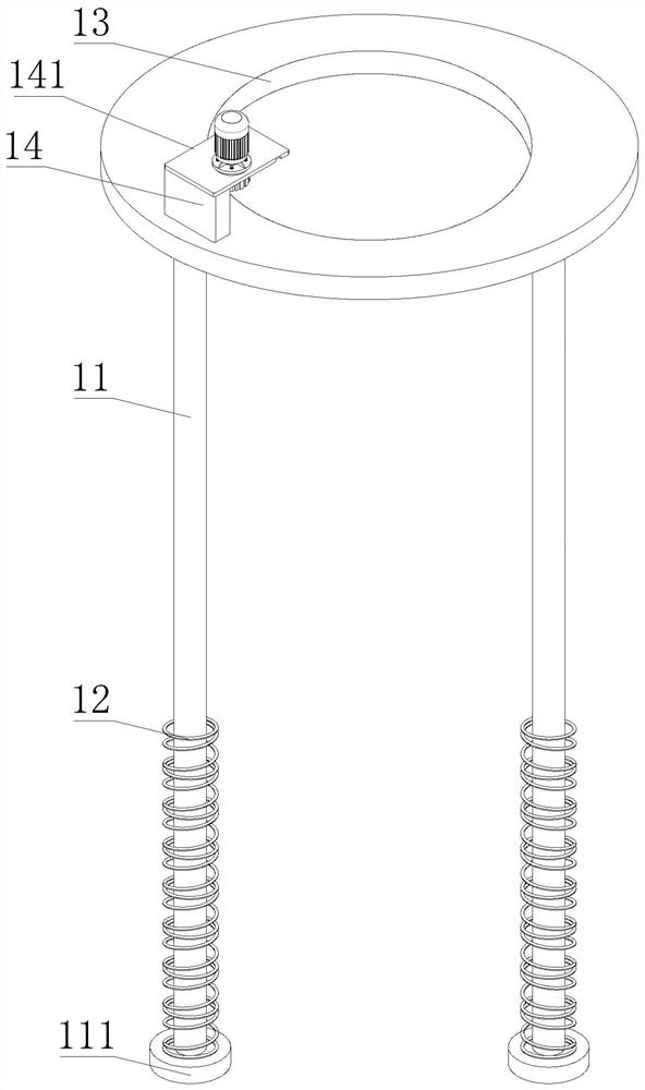 A turbine device for cleaning glass on the surface of candy jars and its implementation method