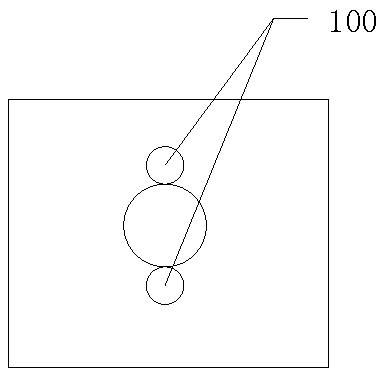 Eccentric structure voltage probe