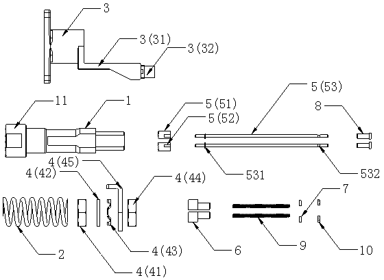 Eccentric structure voltage probe