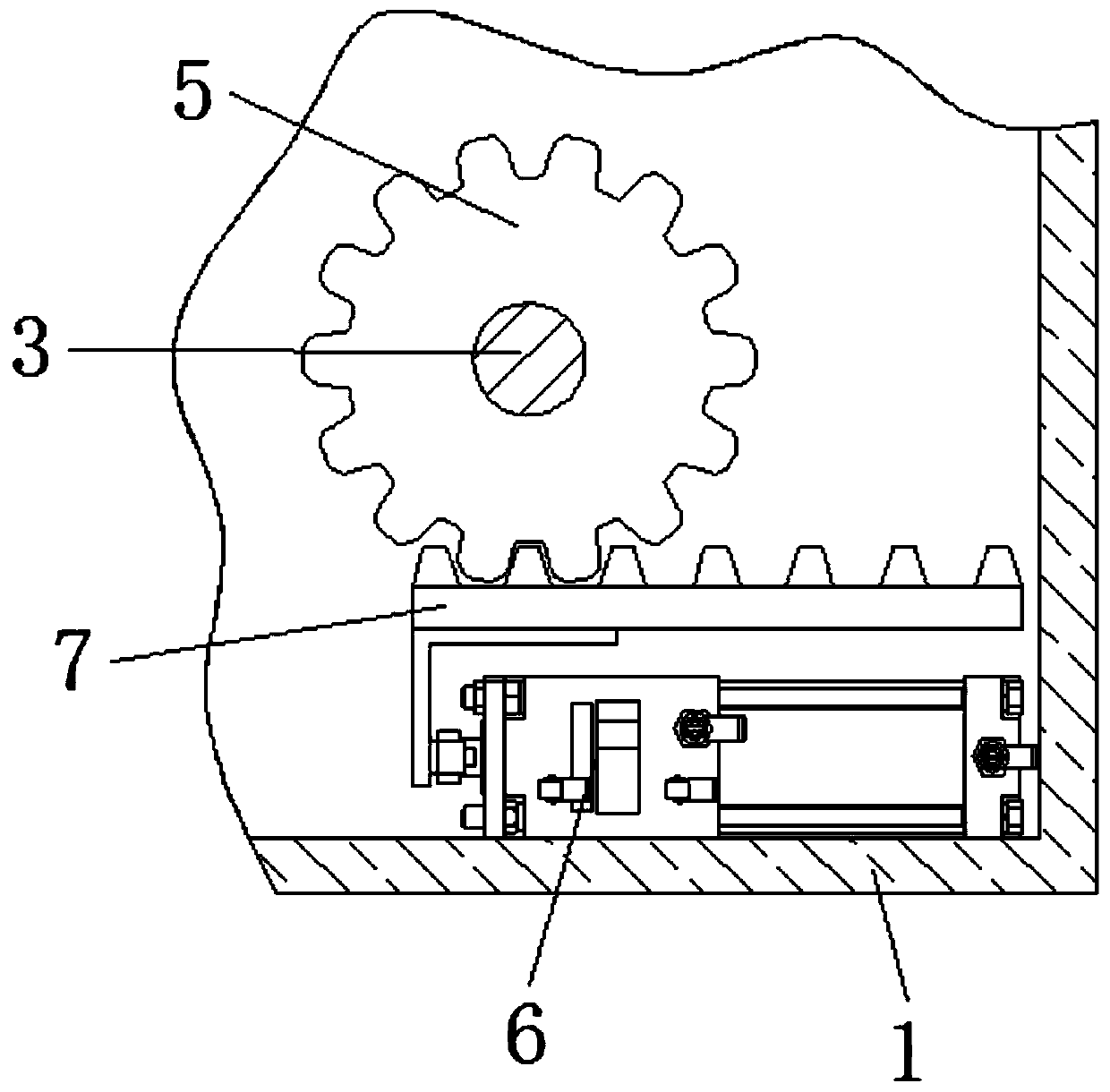 Bag opening device for semi-automatic liquid filling line