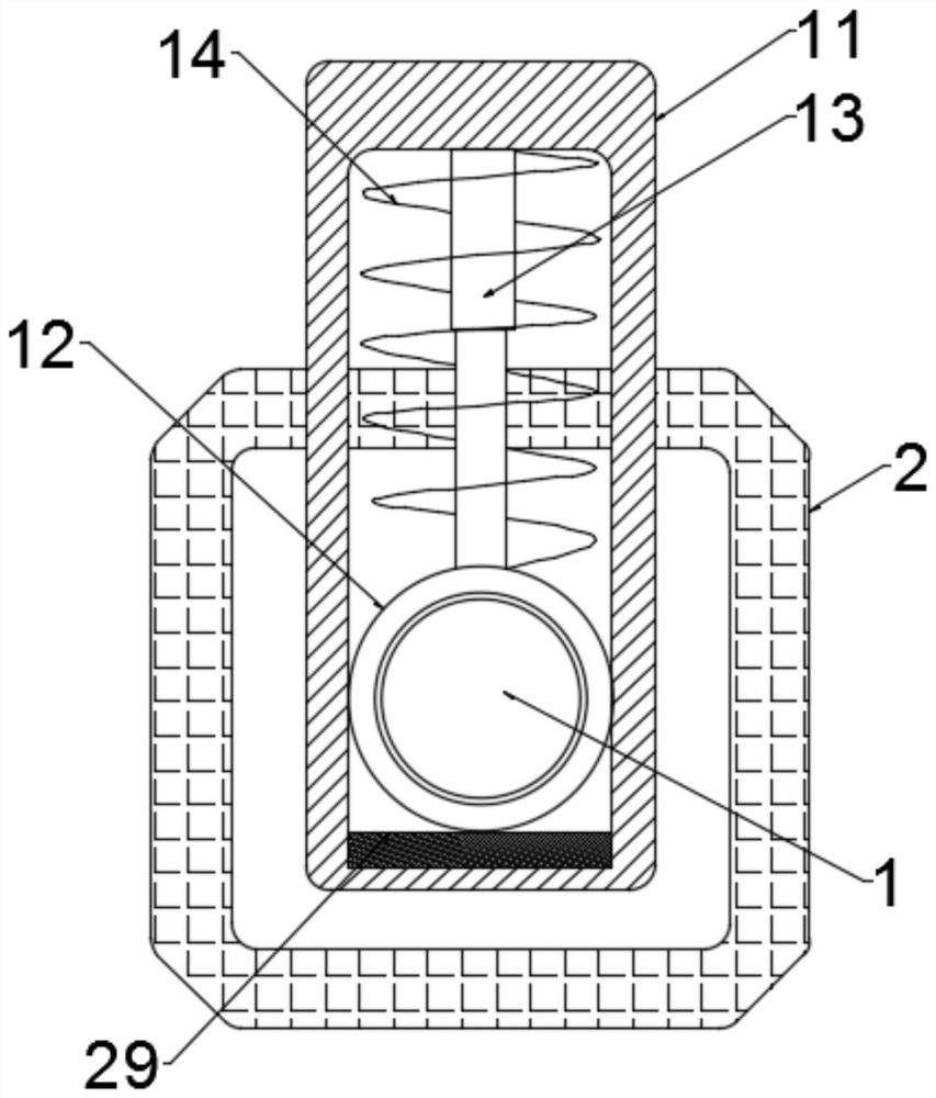 Metal screening and recycling device for building waste treatment and utilization