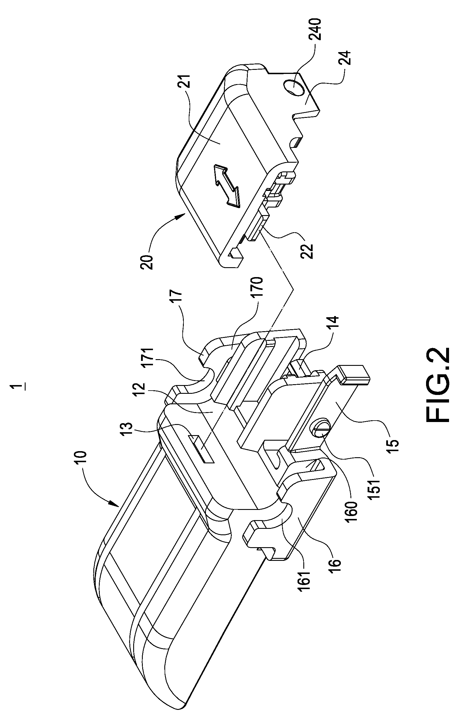Windshield wiper combining assembly of combining driven wiper arm
