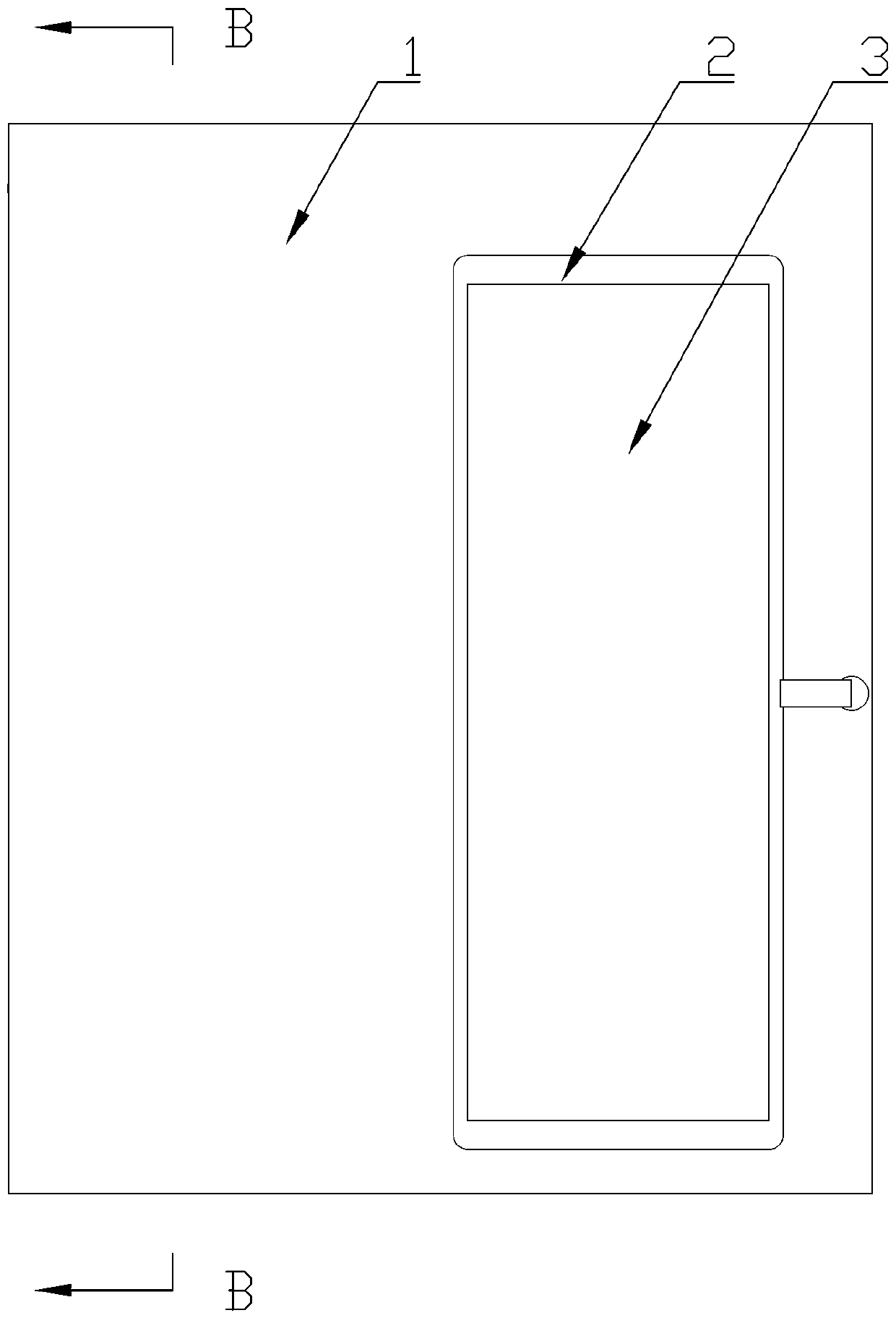 Anti-thermal-radiation fireproof door