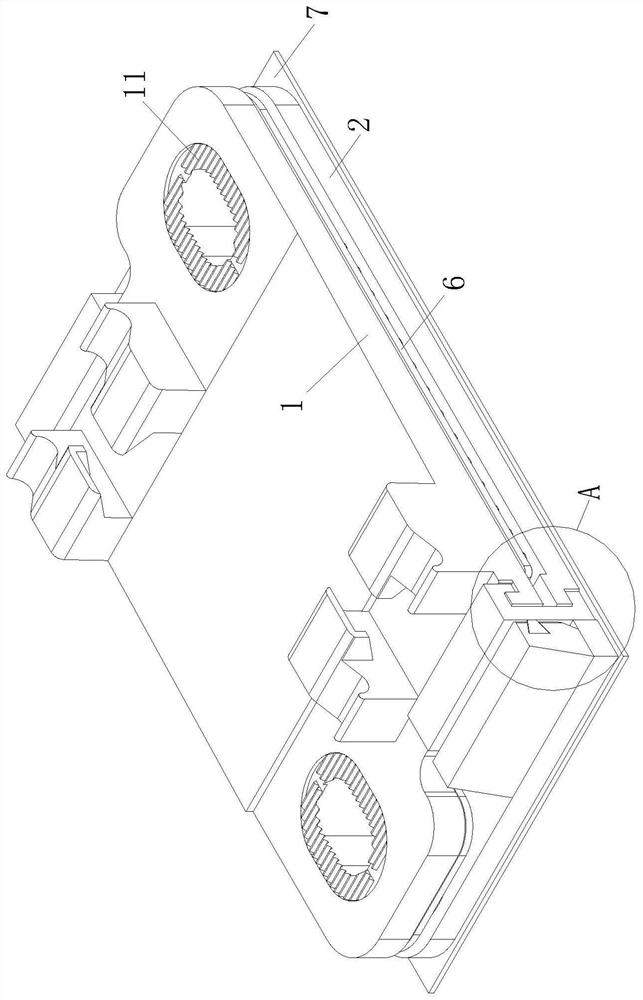 A vibration damping fastener system