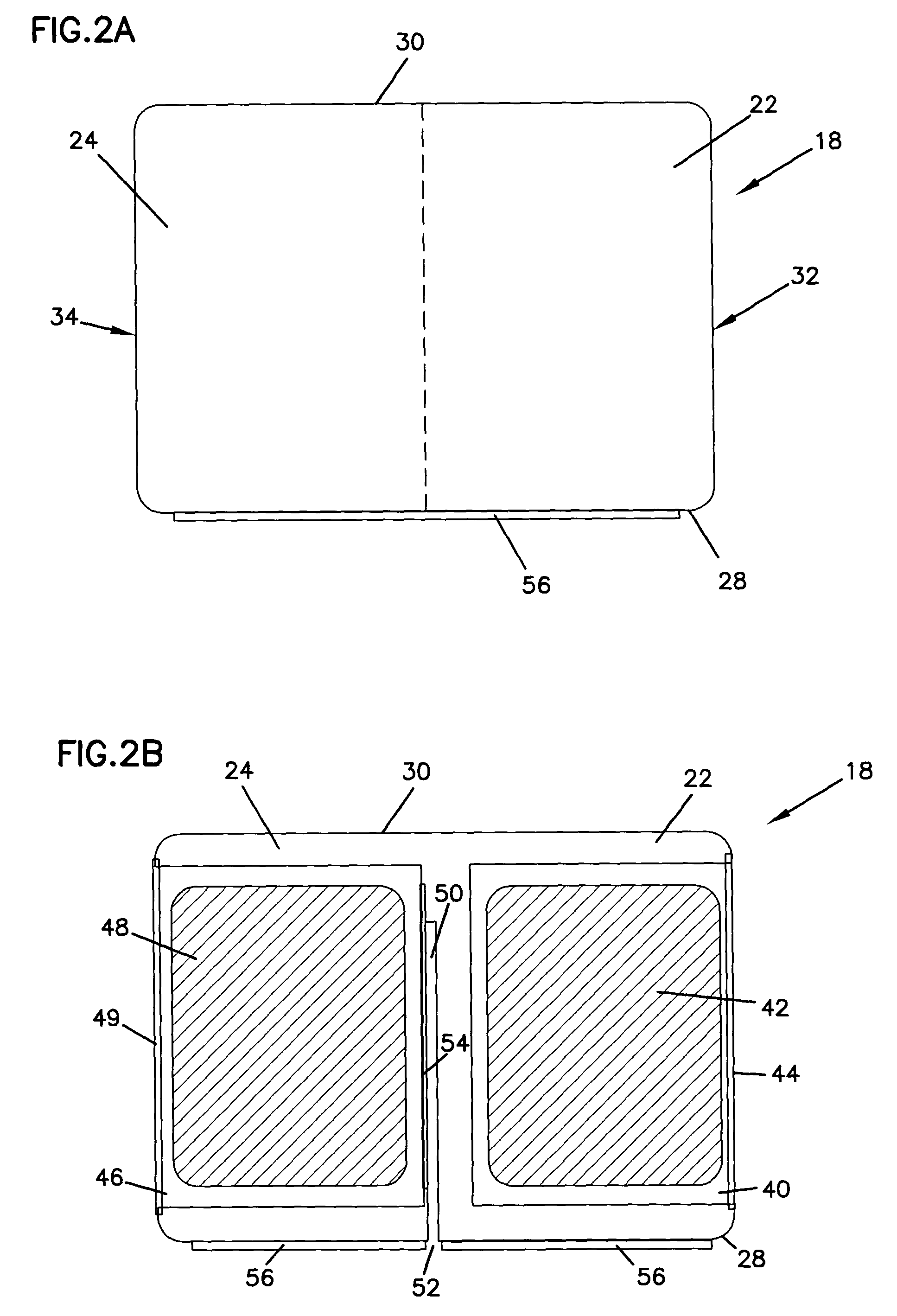 Integrated chemical breather filter with high and low pressure surfaces