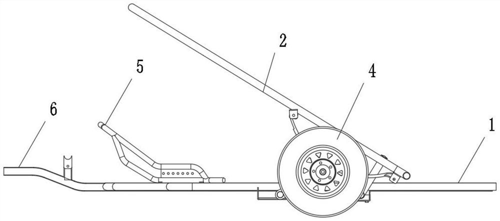 Combined lever frame trailer