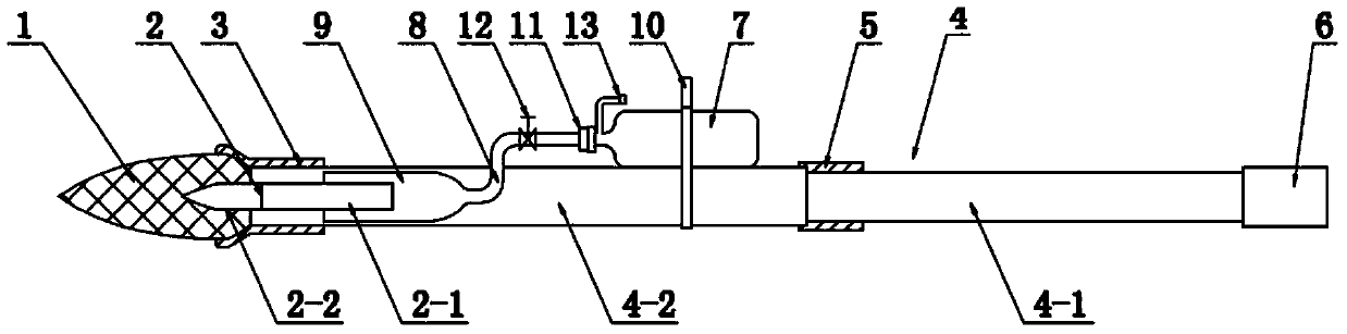 Ground writing pen with adjustable writing speed