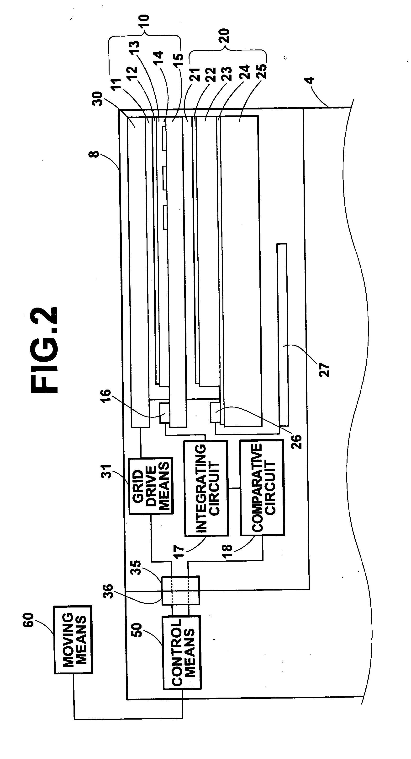 Mammography apparatus and detecting unit
