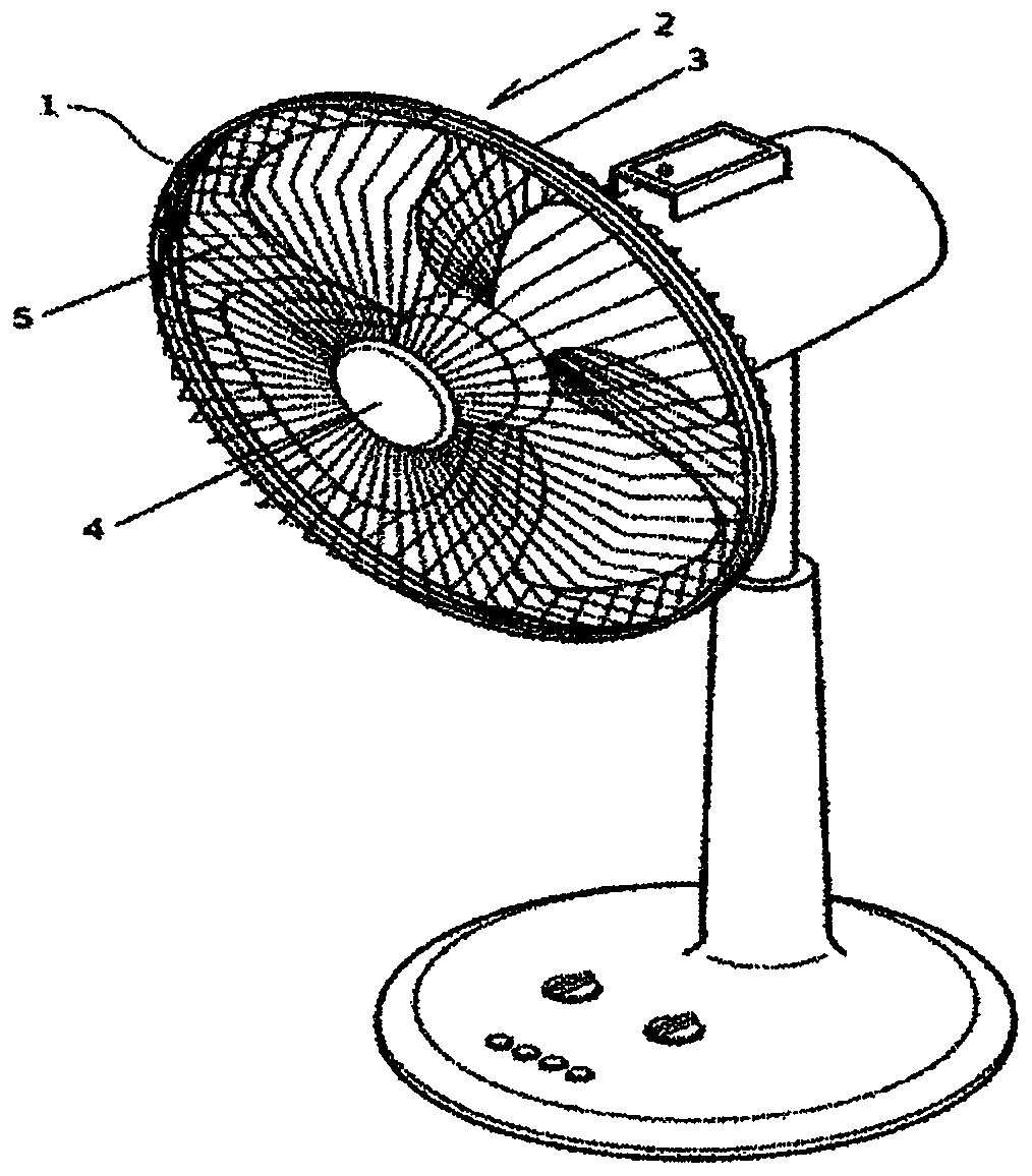 Front safety net for fans with good compatibility