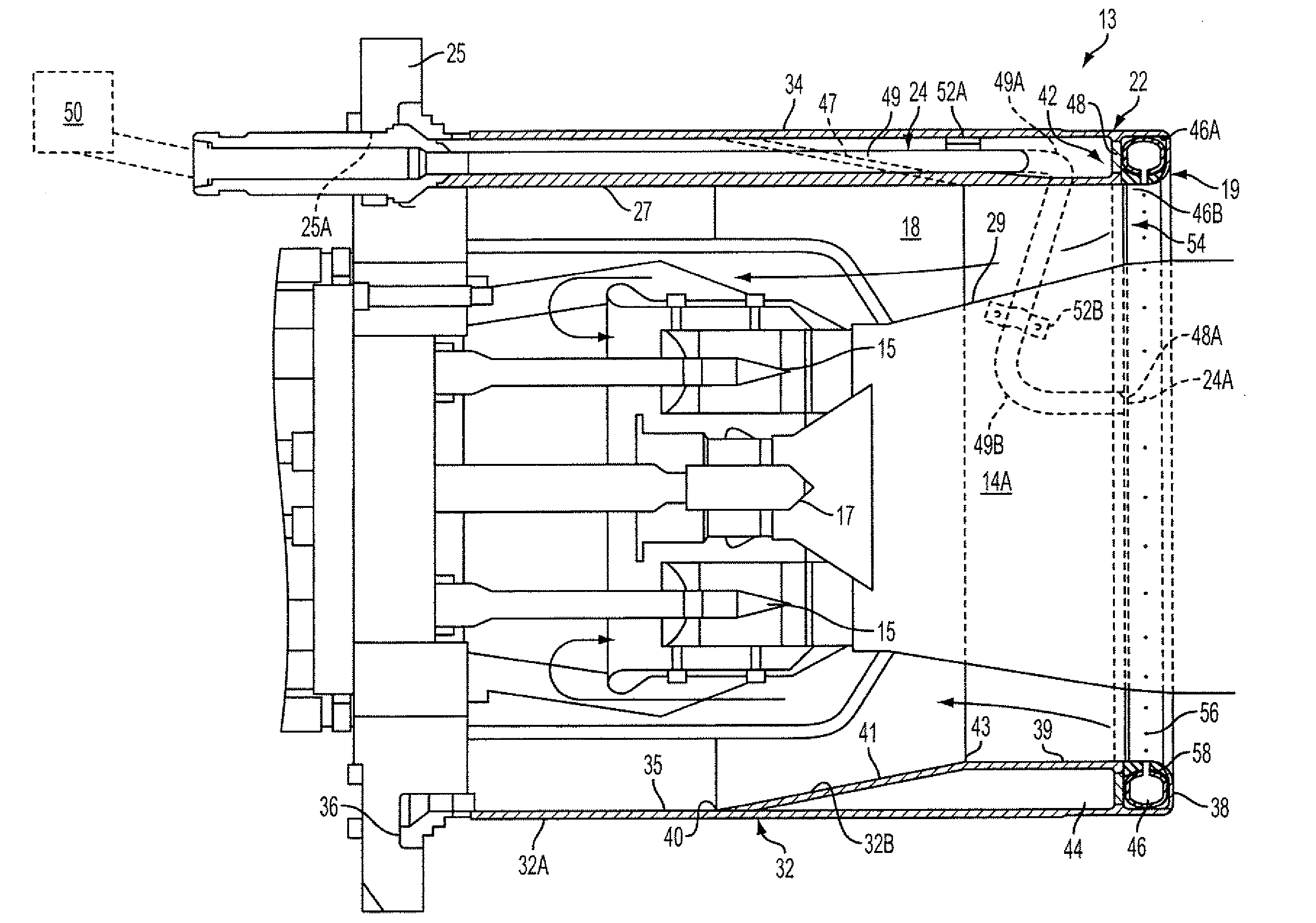 Integral flow sleeve and fuel injector assembly