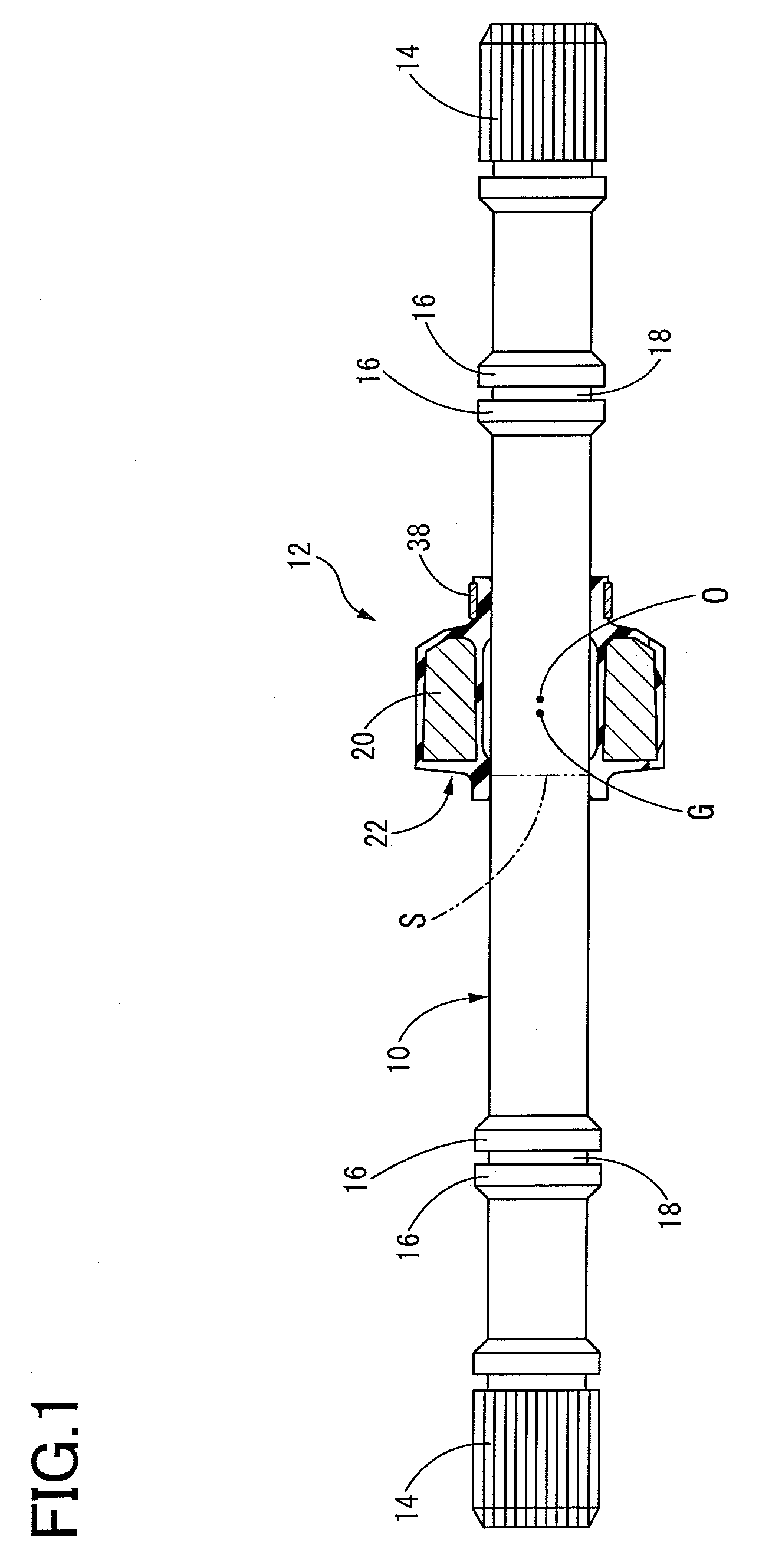 Structure for mounting dynamic damper on rotary shaft and rotary shaft equipped with dynamic damper