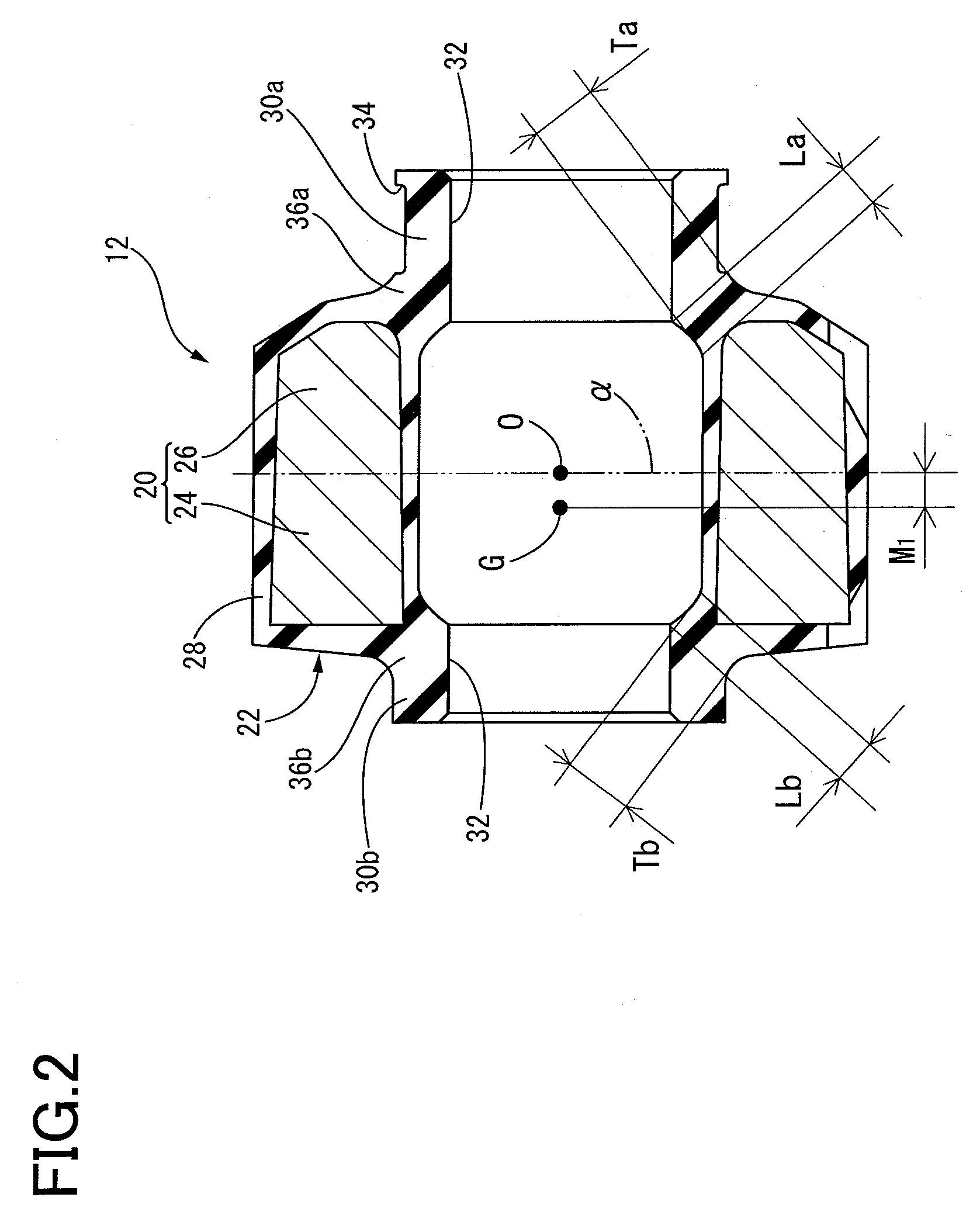 Structure for mounting dynamic damper on rotary shaft and rotary shaft equipped with dynamic damper