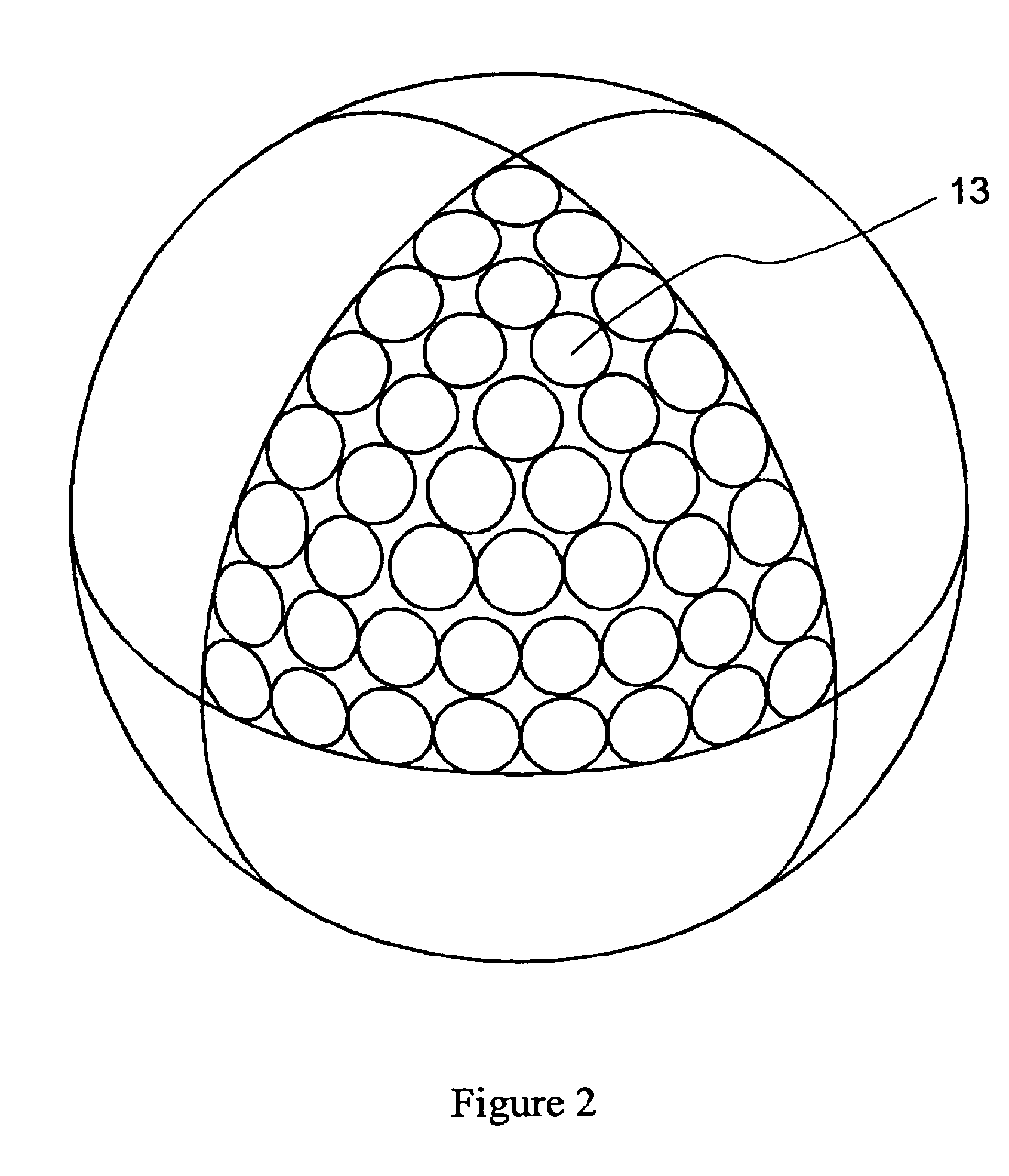 Dimple pattern for golf balls