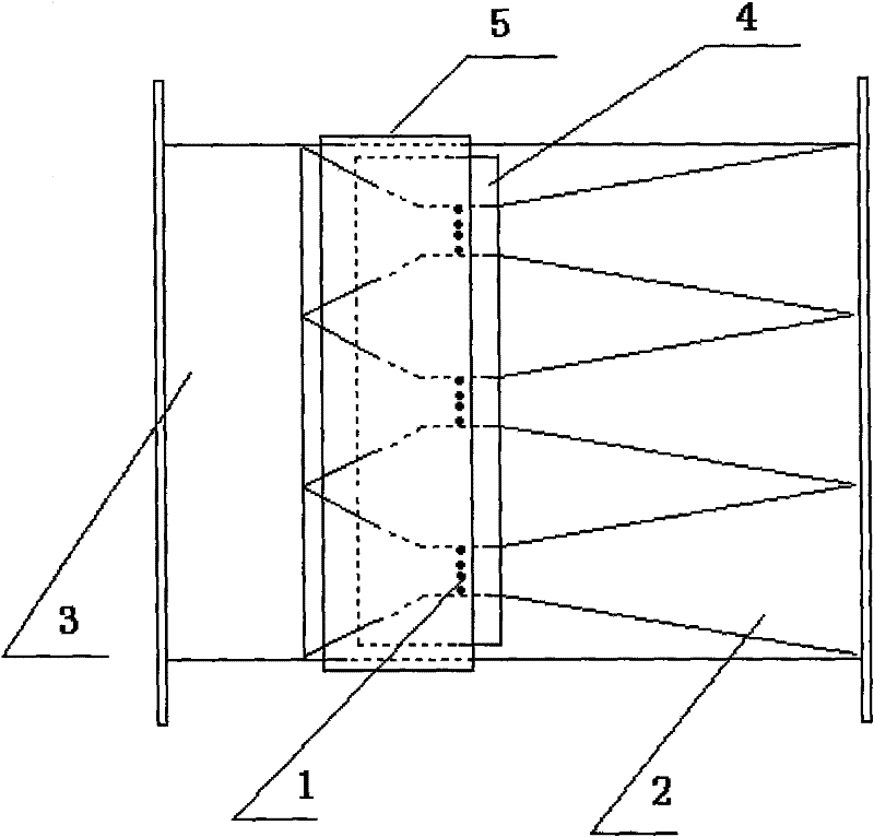 Method for carrying out uncatalyzed direct oxidation treatment on gas containing nitric oxide by using Venturi oxidizer