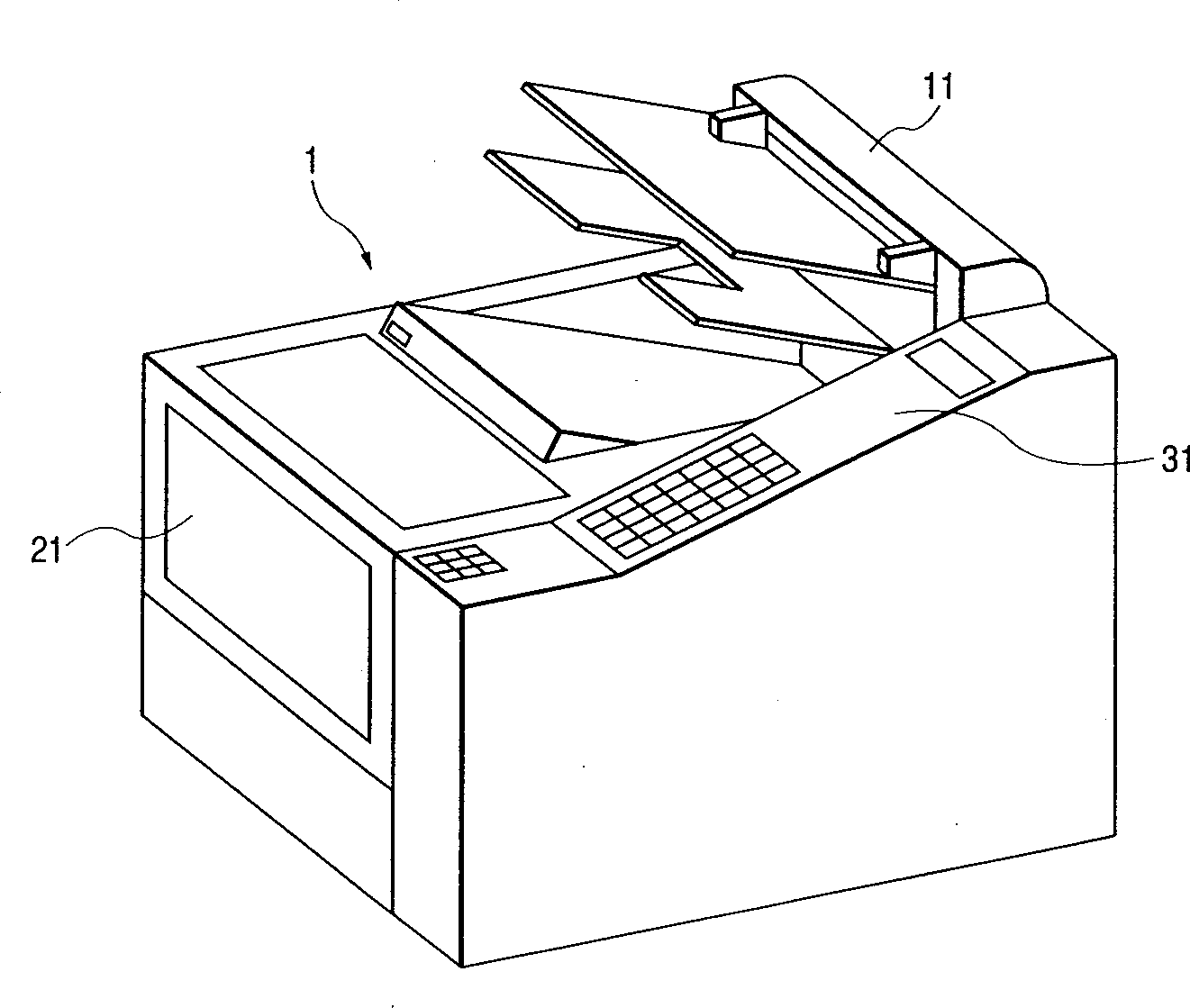 Double side image reading device