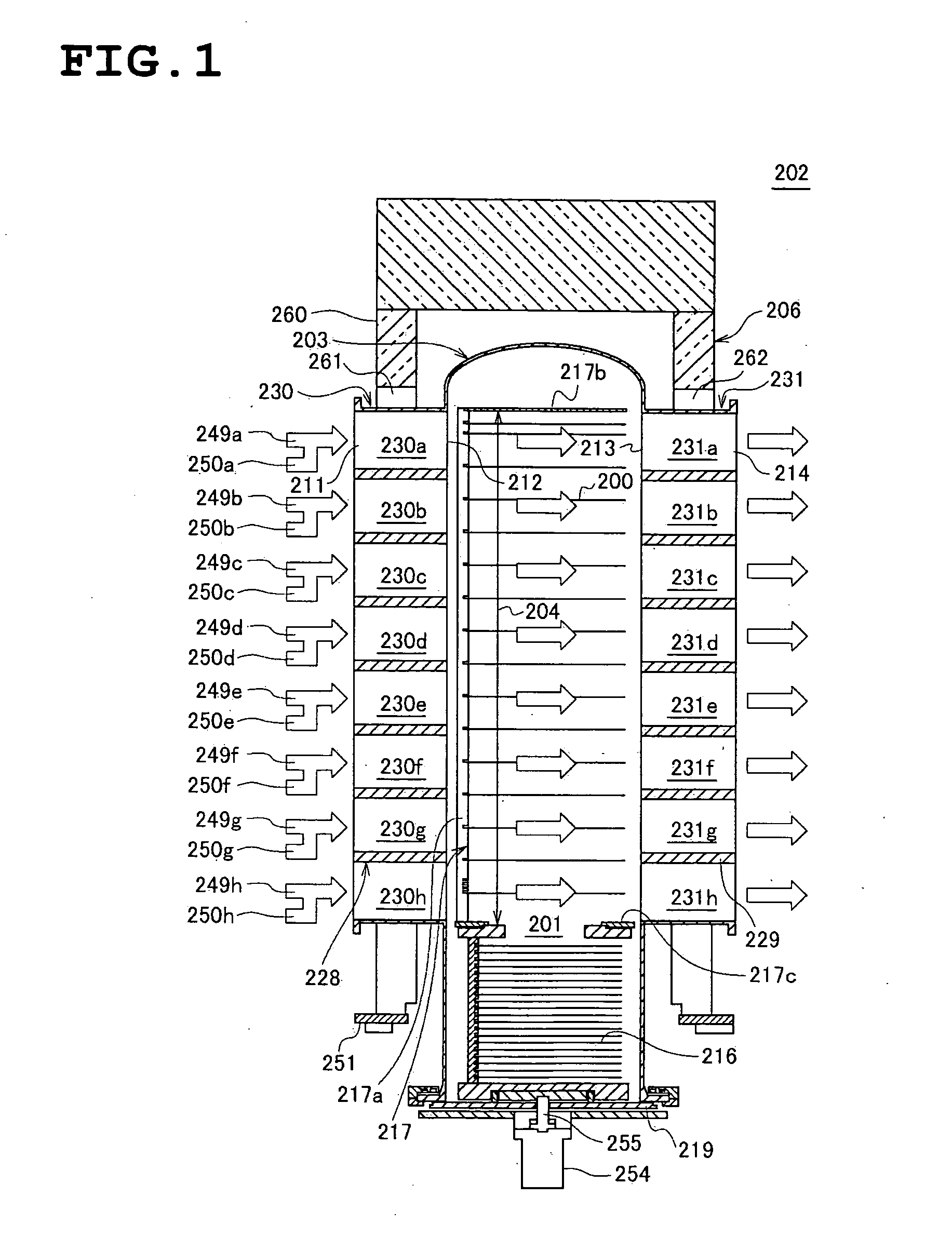 Substrate processing apparatus, method of manufacturing semiconductor device, and reaction vessel
