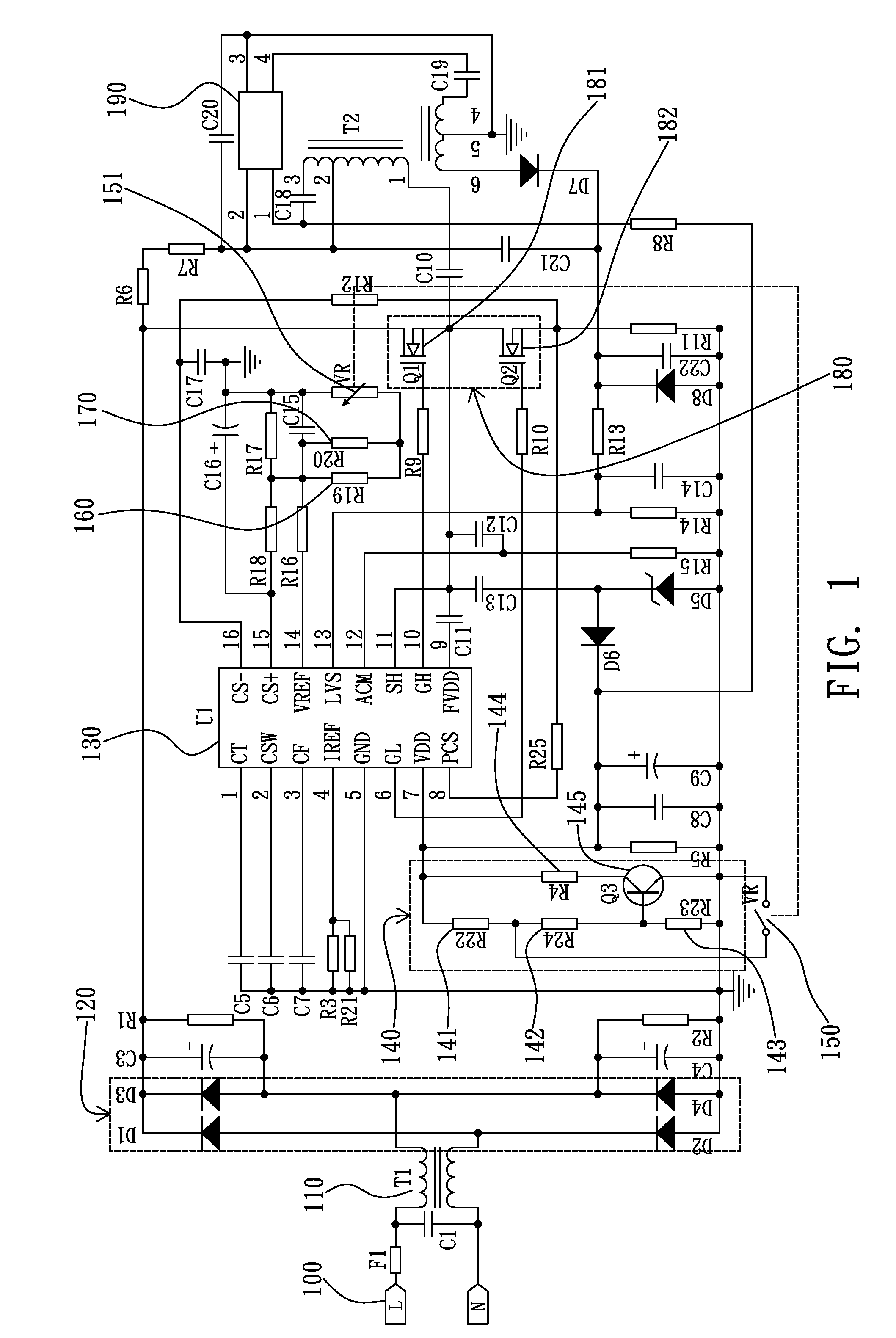 Dimmable control circuit