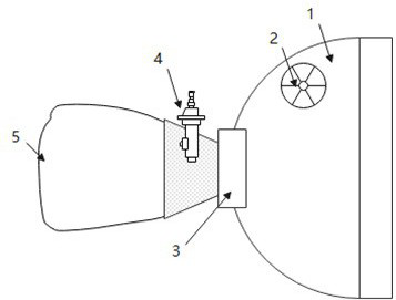 Breathing mask for preventing cross infection of respiratory infectious disease patients