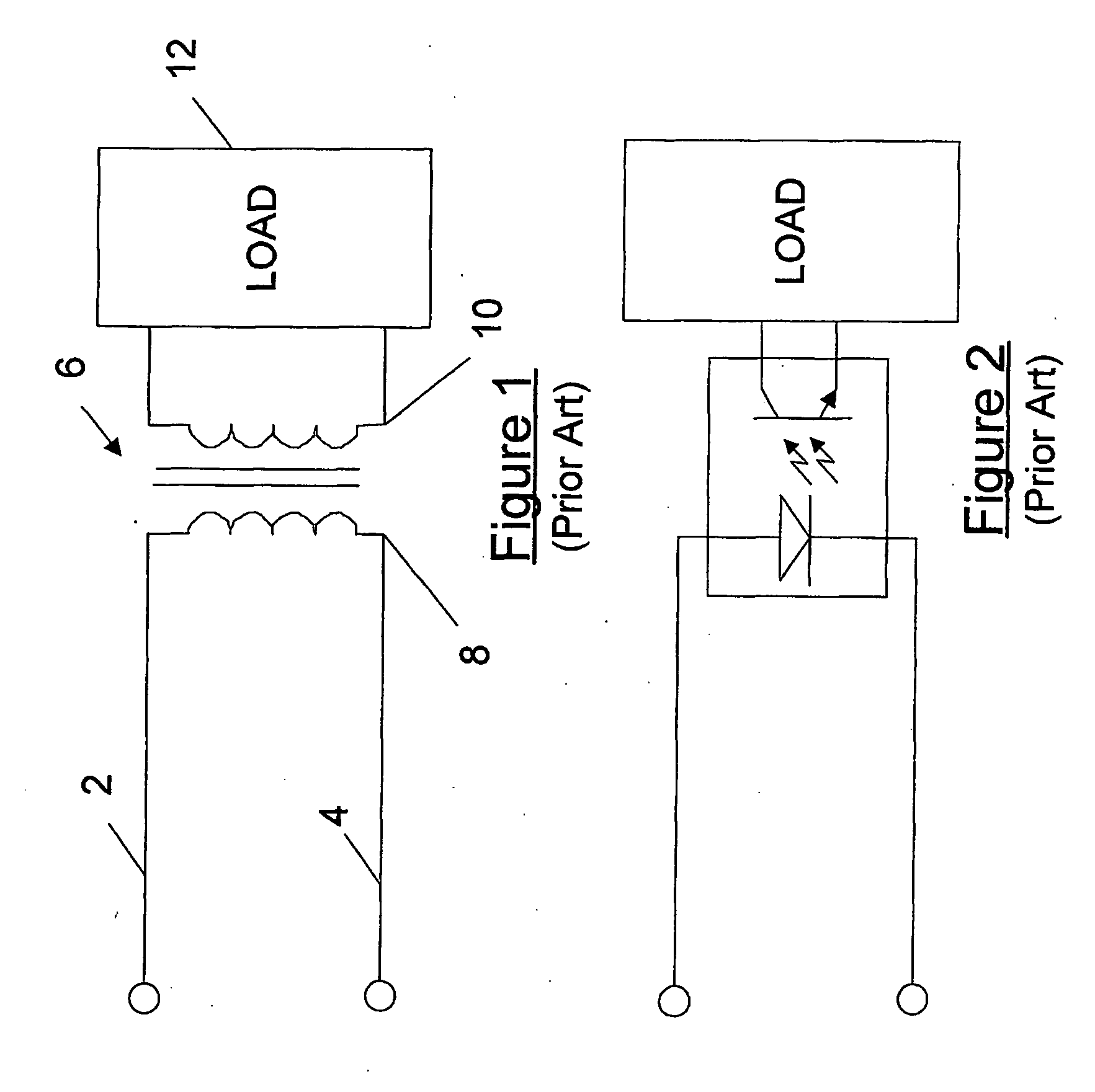 Protection devices and methods for preventing the flow of undesirable differential mode transients