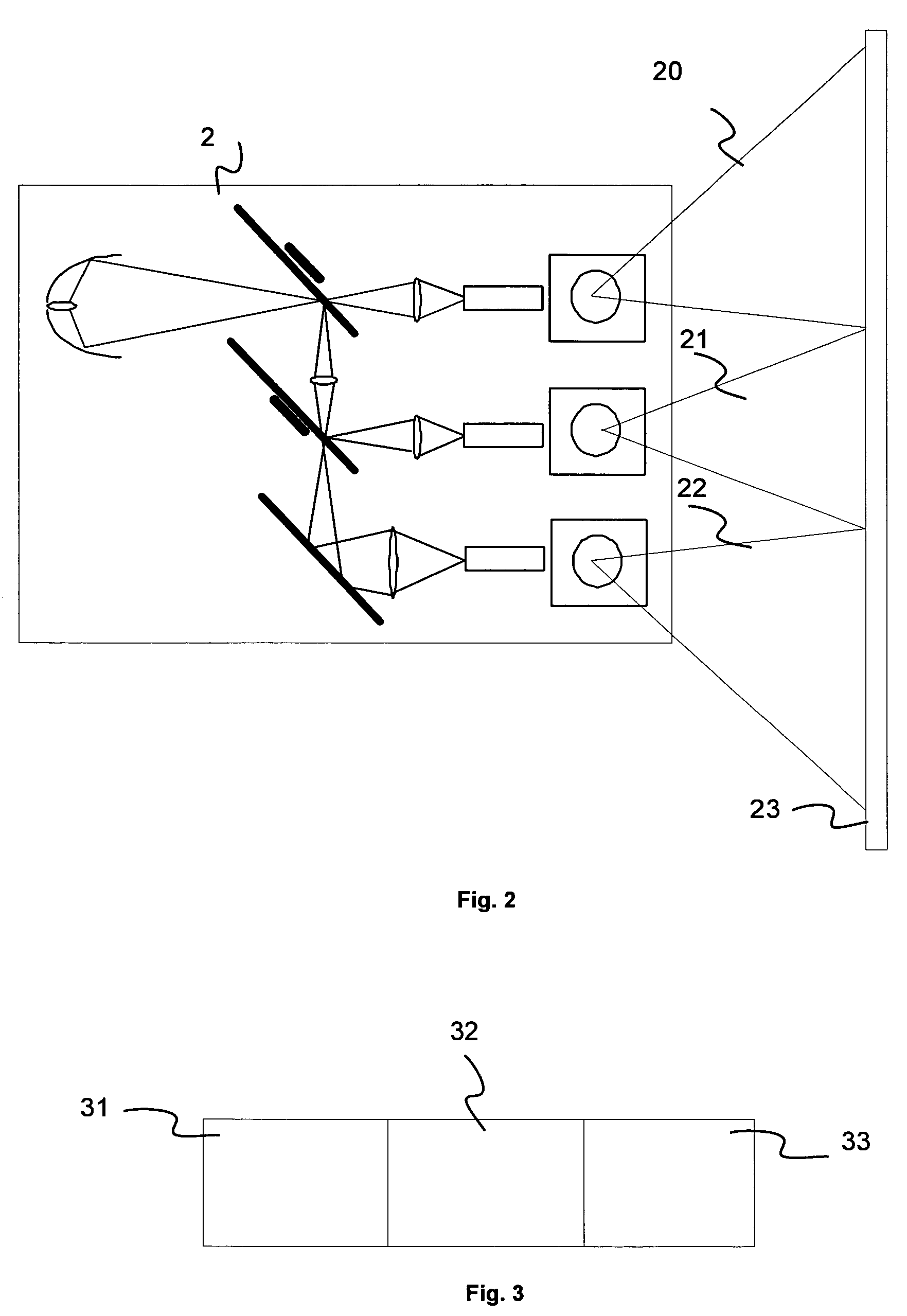 Large screen digital image projector