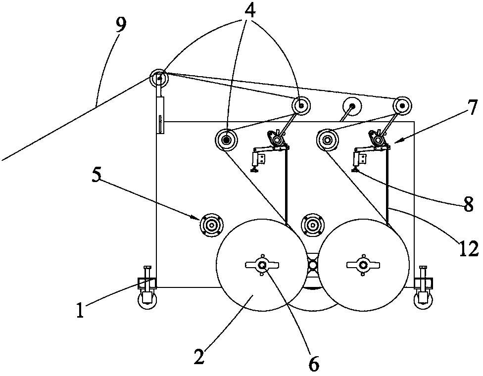 Double sides setting wire-feed rack