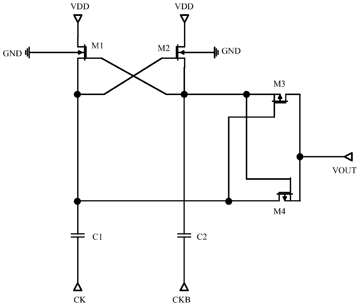 A voltage doubling source circuit, a charge pump circuit and electronic equipment