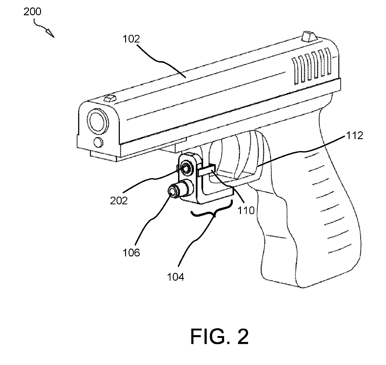 Detachable motion-activated recording means for firearms