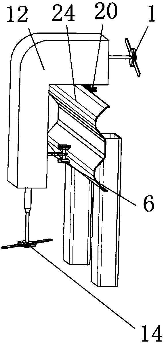 Self-propelled grass trimmer suspended on expressway guardrail and application method thereof
