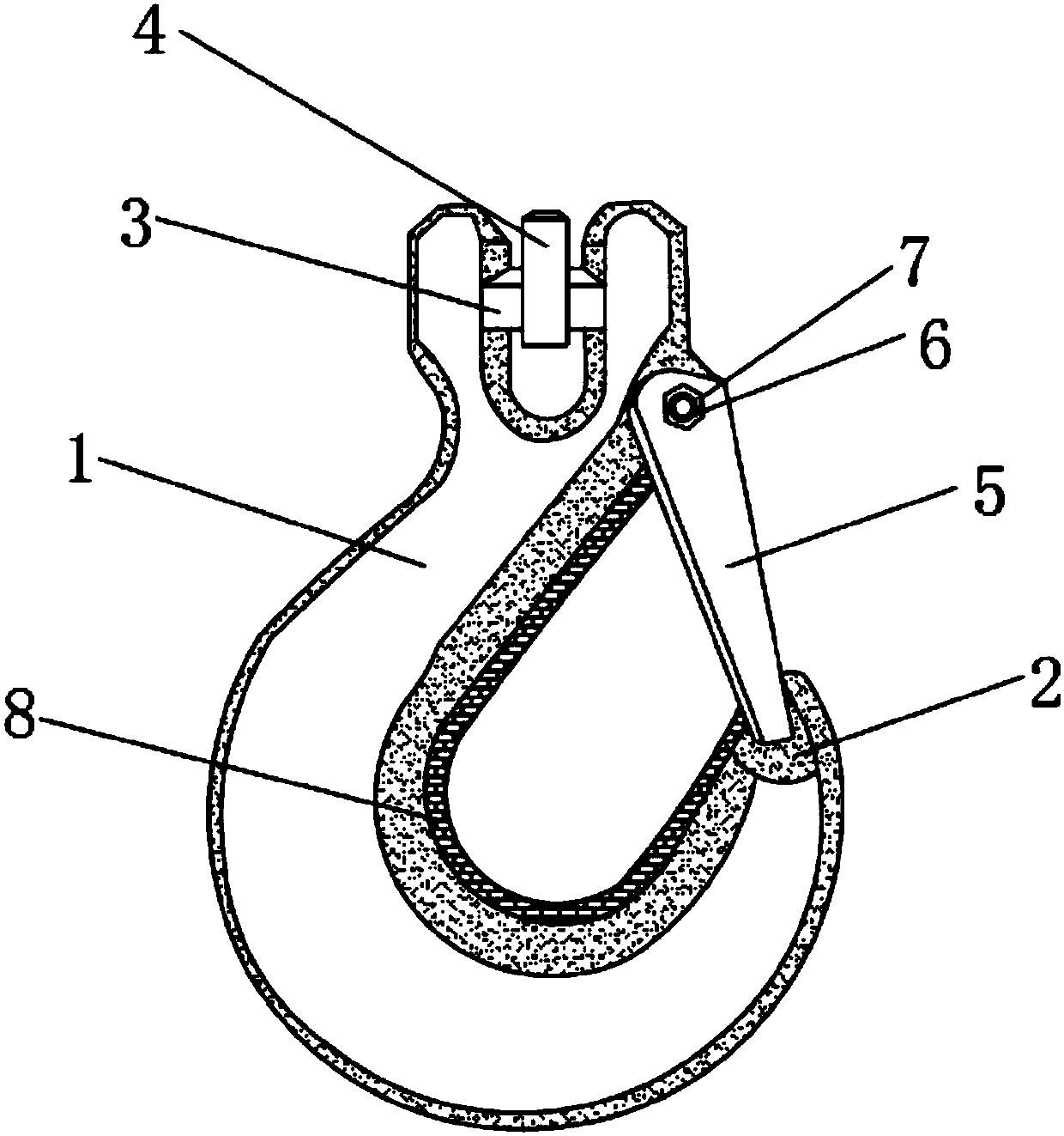 Convenient-to-control mechanical lifting hook