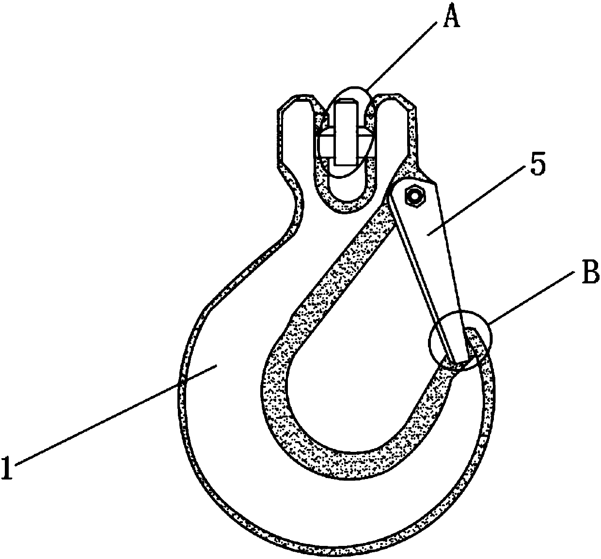 Convenient-to-control mechanical lifting hook