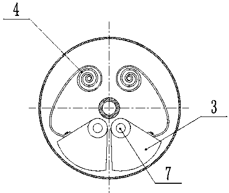 Amplitude self-adaptive rotating wheel