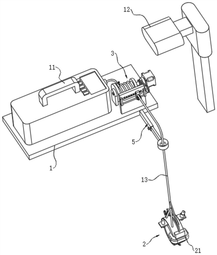 Handheld data acquisition instrument based on underground pipeline surveying and mapping and measurement method