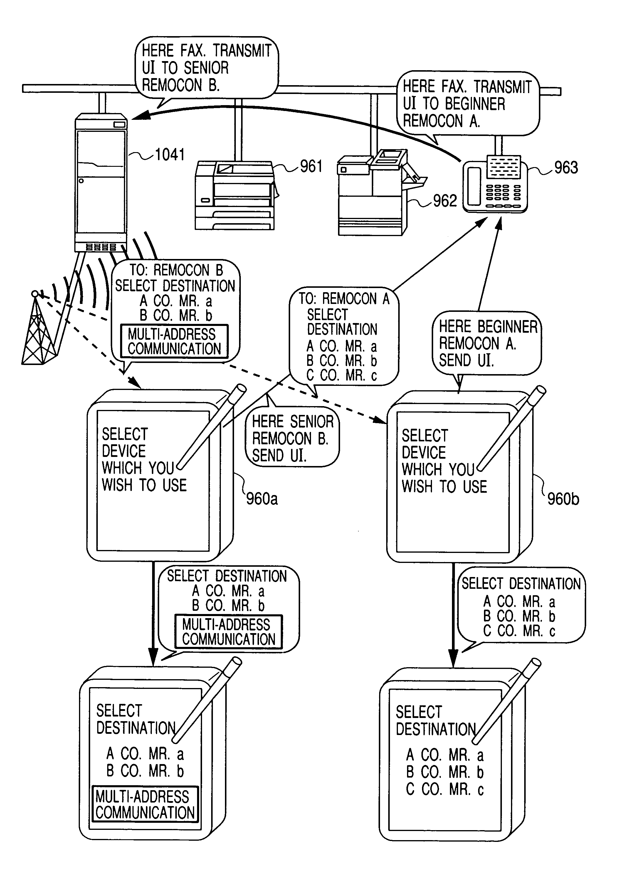 Remote control apparatus and system in which identification or control information is obtained from a device to be controlled
