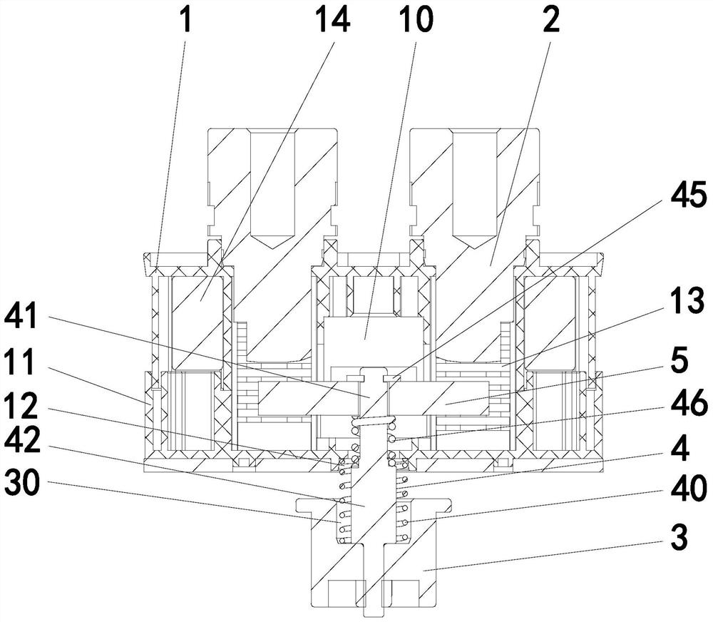Relay assembly with arc extinguishing function
