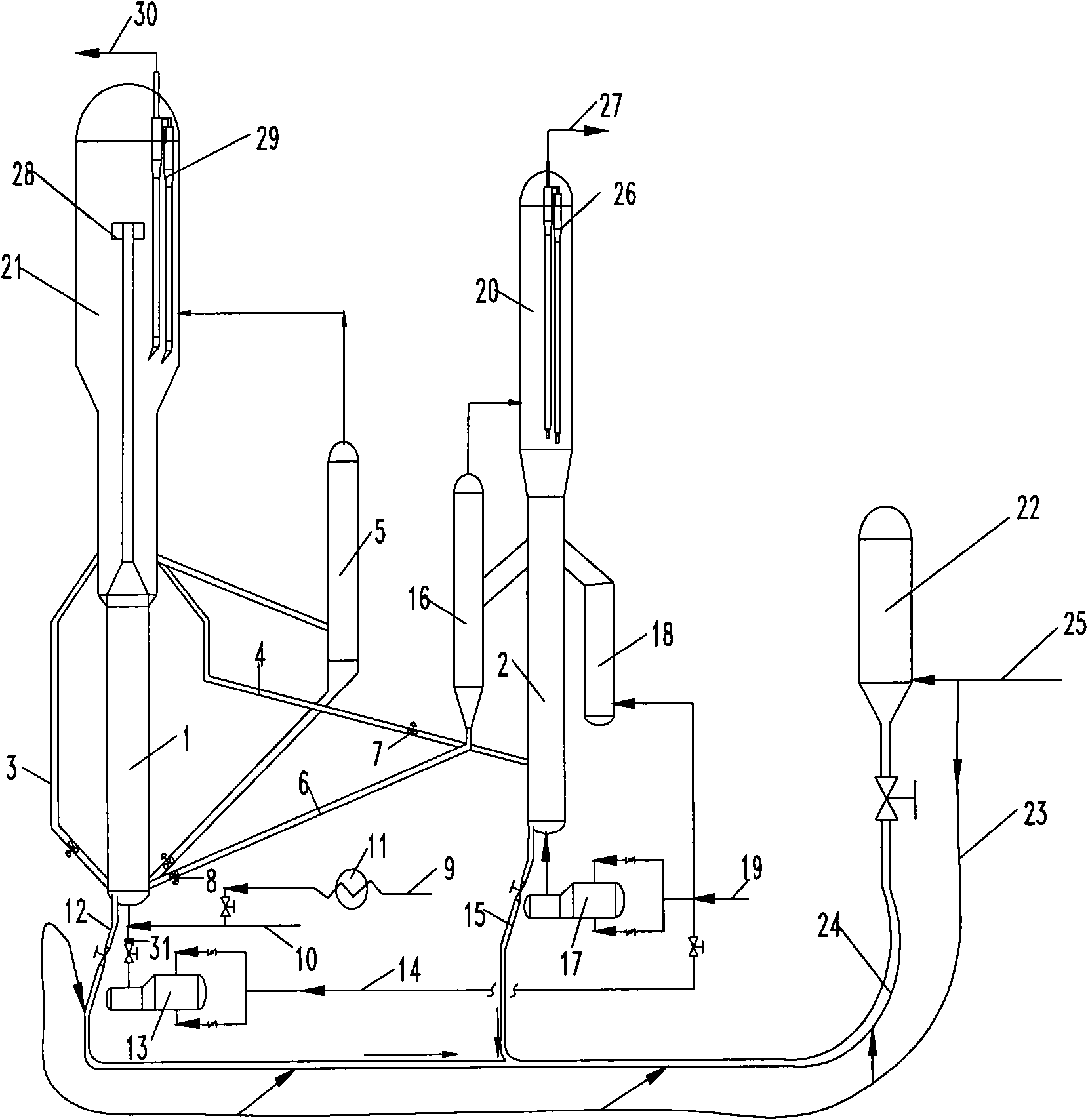 Method of stopping for unloading when cutting reactor-regeneration system in process of preparing olefins from methanol