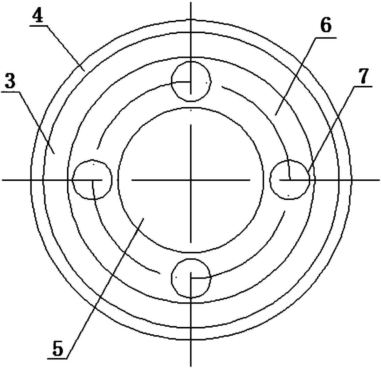 Assembly tool and assembly method for engine flywheel bearing