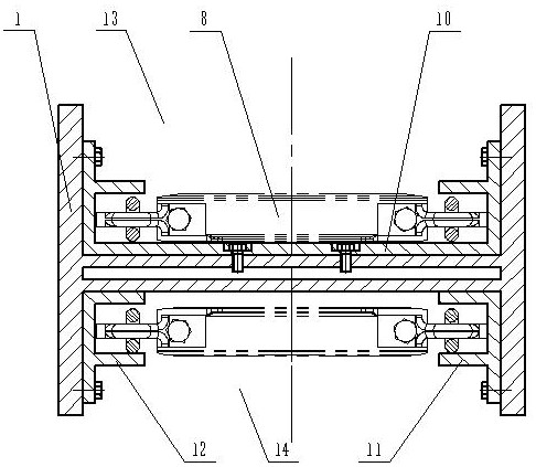 Heading machine body integrated with scraper conveying device