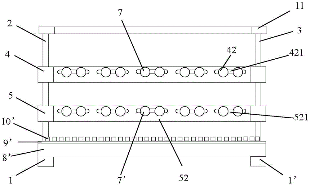 A cable connection device and connection method for circuit board ion migration test