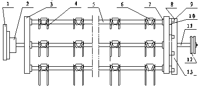 Crop straw picking device