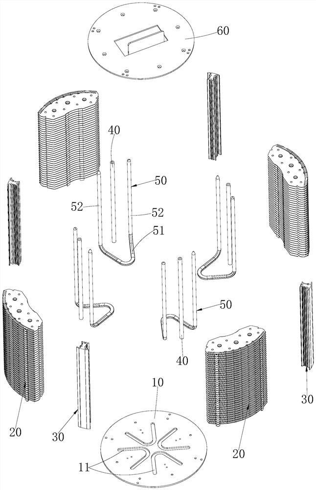 Heat dissipation assembly and lamp with the heat dissipation assembly