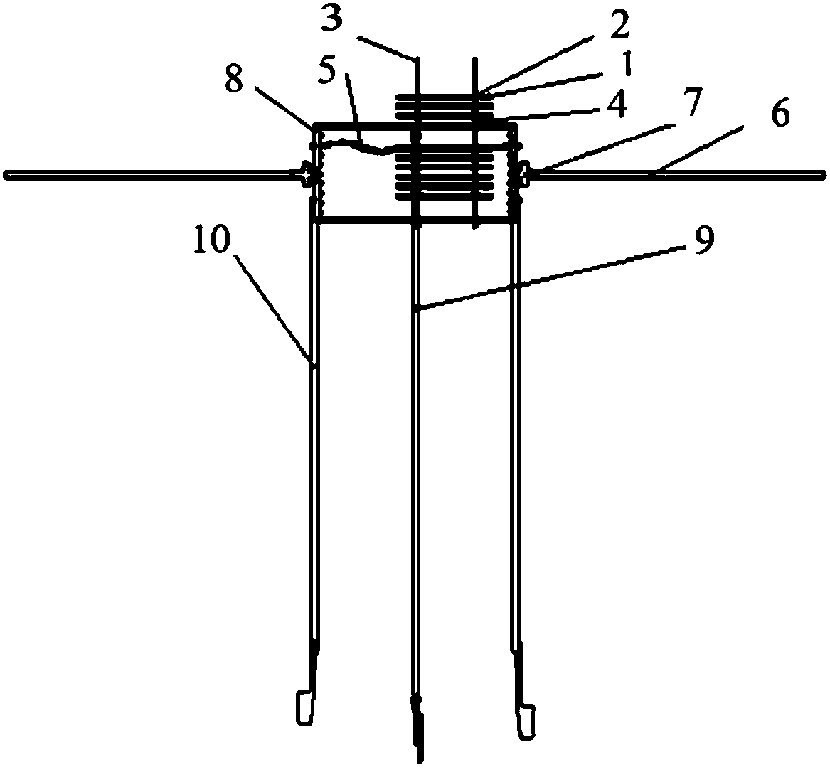 Area-adjustable particle scattering device and method for carrying out PIV test in wind tunnel