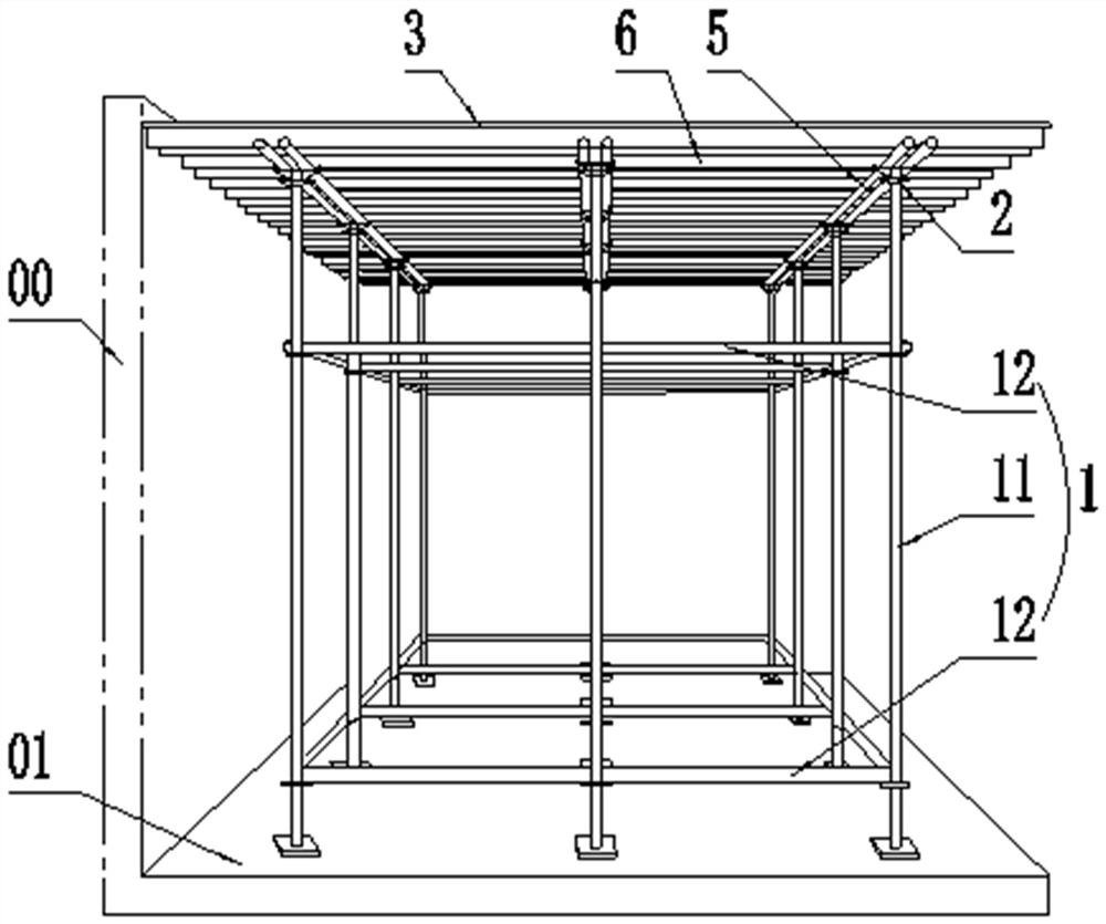 Green formwork system construction method