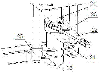 Multi-degree-of-freedom missile compartment docking device
